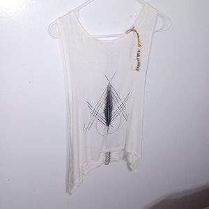 Moral Fiber Flowy Tank W Sz S